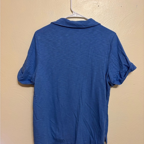 Talbots Women's Short Sleeve Tee in Blue - Picture 7 of 7